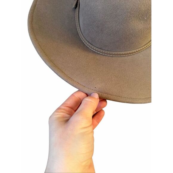 Lane Bryant Fedora Hat Wool Tan One Size main image 7